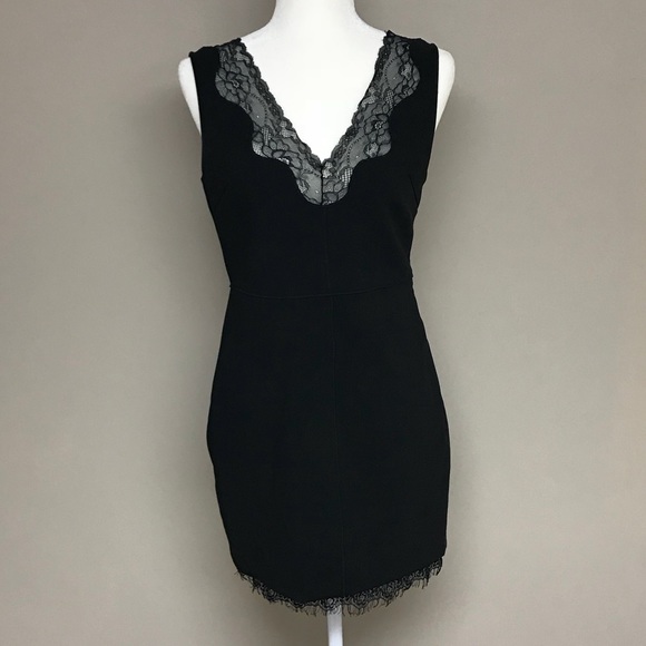 Lucy Paris Dresses & Skirts - Lucy Paris | black sleeveless dress with lace trim